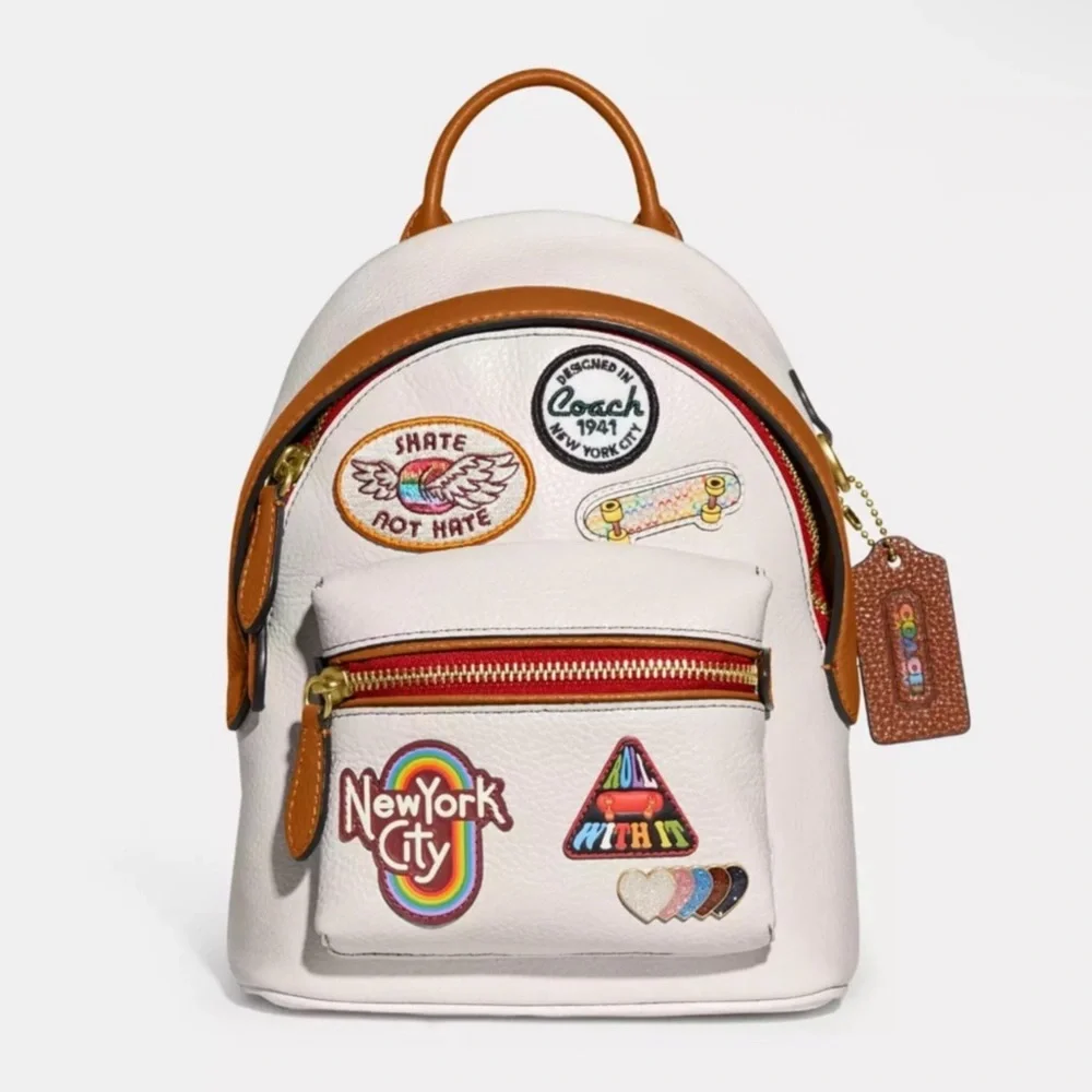 Coach Charter Pride Patches Backpack